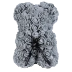 Medveď z ruží sivý - 25 cm