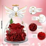 Anjel večného života – rozmery 10,5 x 7,5 cm, anjelská socha, krásne krídla, vynikajúce materiály