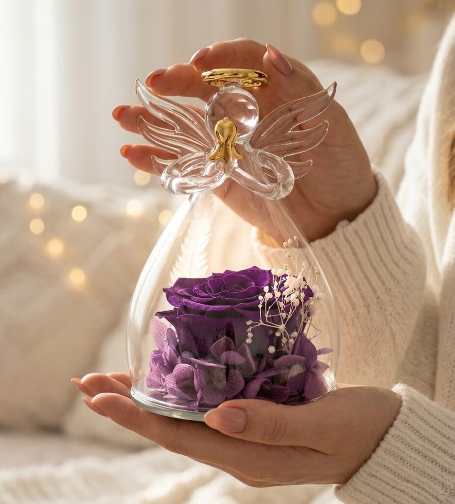 Fialová ruža – “Anjel večného života”